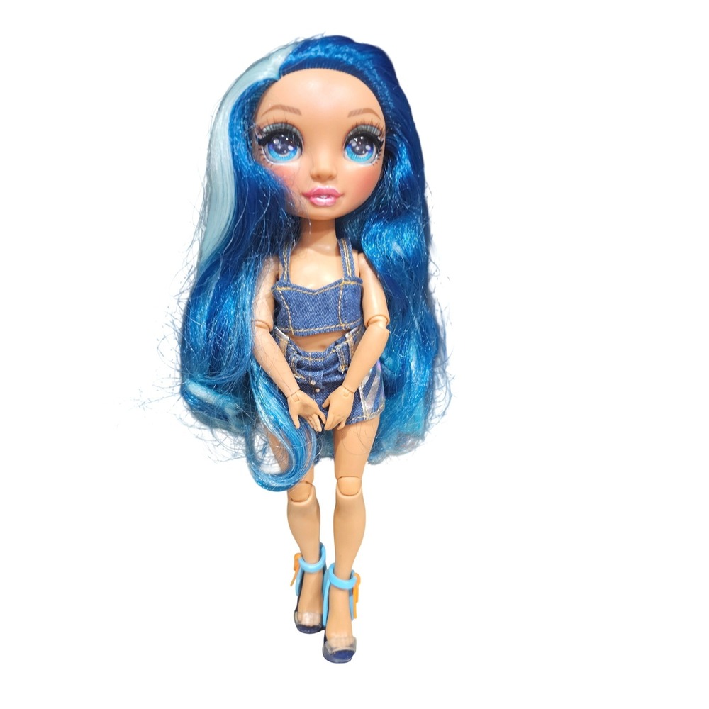 Rainbow High Skyler Bradshaw Blue Hair Denim Outfit Fashion Doll MGA 2019‎